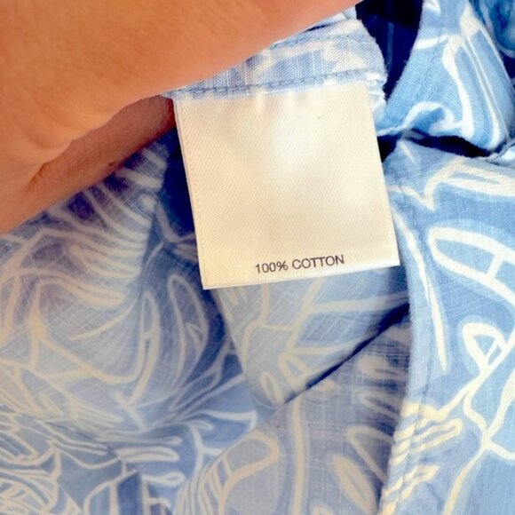 Daniel Cremieux Blue and White Casual Button Down Shirt in Men’s Size XL - Picture 4 of 7